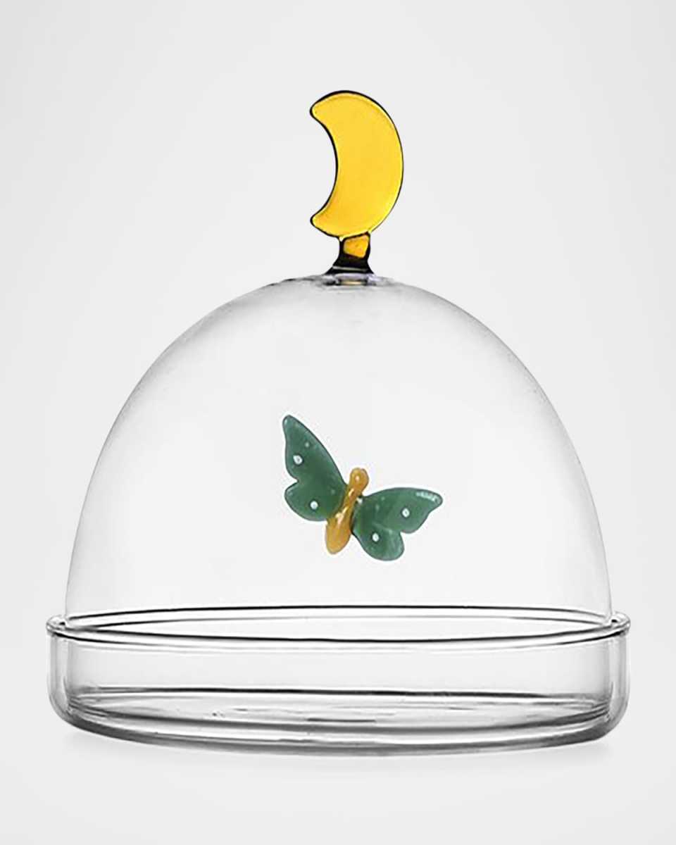 Garden Picnic Dome with Butterfly & Moon Dish
